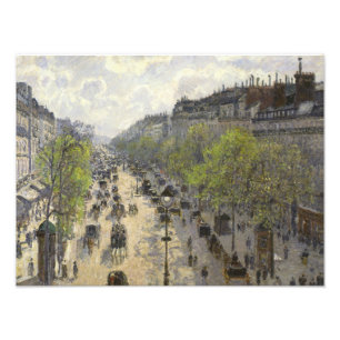 Camille Pissarro - Boulevard Montmartre, Spring Photo Print