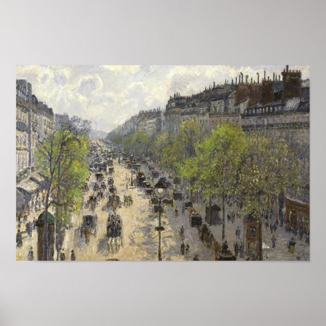 Camille Pissarro - Boulevard Montmartre, Spring Poster (Front)