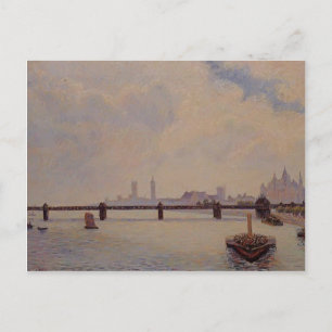 Camille Pissarro- Charing Cross Bridge, London Postcard