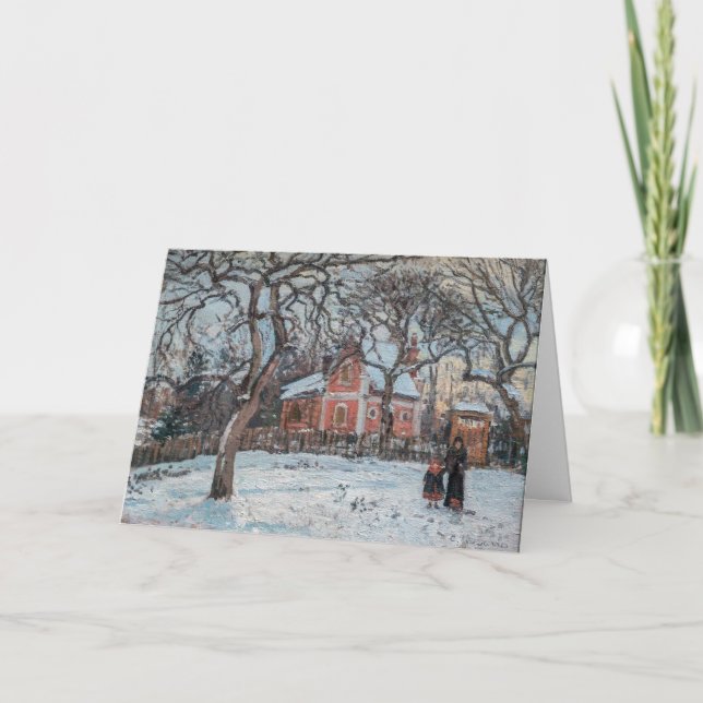 Camille Pissarro - Chataigniers a Louvecienne Card (Front)