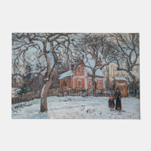 Camille Pissarro - Chataigniers a Louvecienne Doormat