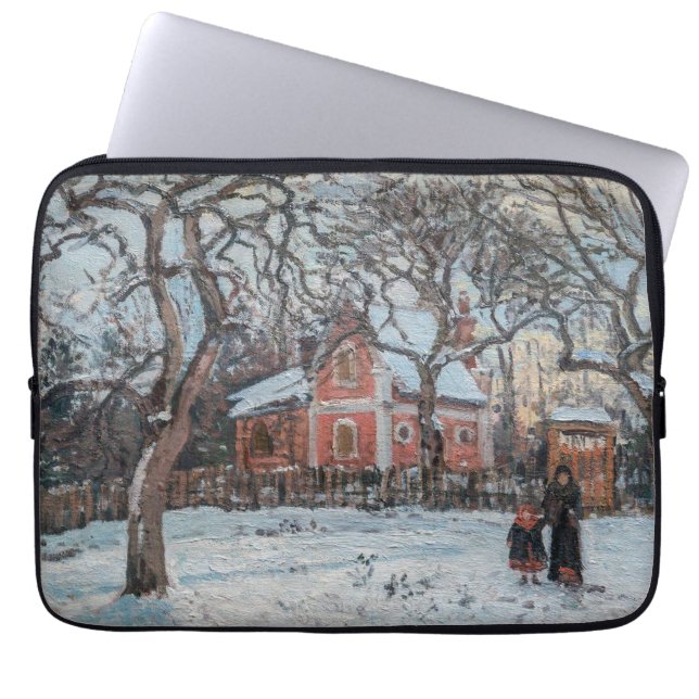 Camille Pissarro - Chataigniers a Louvecienne Laptop Sleeve (Front)