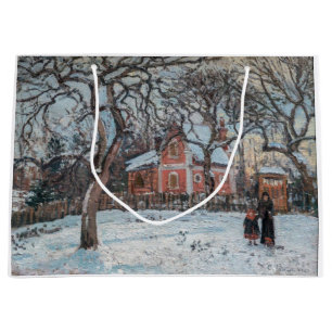Camille Pissarro - Chataigniers a Louvecienne Large Gift Bag