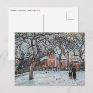 Camille Pissarro - Chataigniers a Louvecienne Postcard