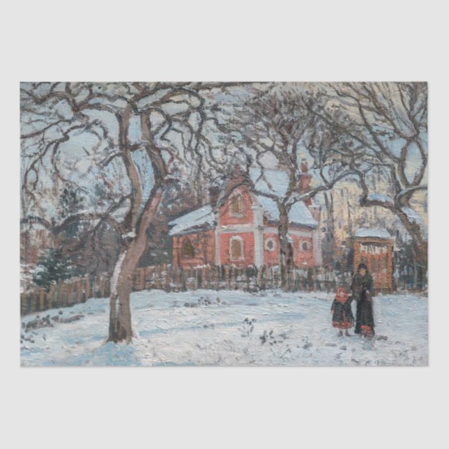 Camille Pissarro - Chataigniers a Louvecienne Tissue Paper (Front)