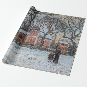 Camille Pissarro - Chataigniers a Louvecienne Wrapping Paper