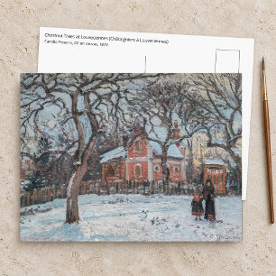Camille Pissarro - Chataigniers a Louveciennes Postcard