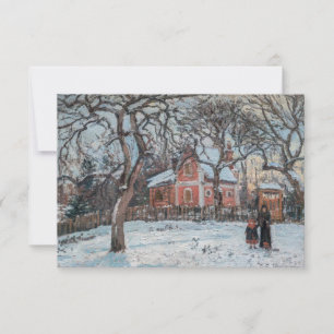Camille Pissarro - Chataigniers a Louveciennes Thank You Card