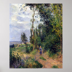 Camille Pissarro Côte des Grouettes, near Pontois Poster