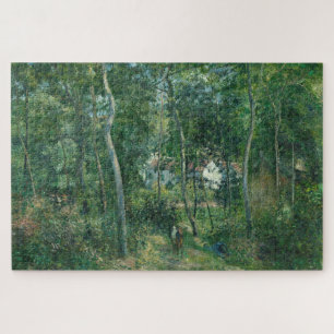 Camille Pissarro Edge of Woods Near L'Hermitage Jigsaw Puzzle