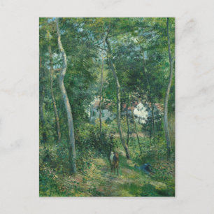Camille Pissarro Edge of Woods Near L'Hermitage Postcard
