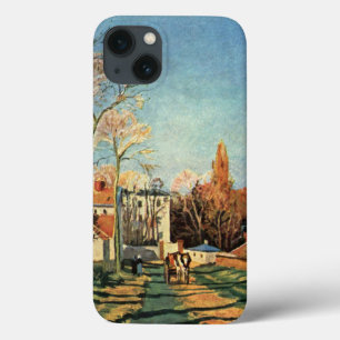 Camille Pissarro Entrance Village of Voisins iPhone 13 Case