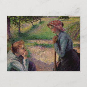 Camille Pissarro Fine Art Impressionist cards, Gif Postcard