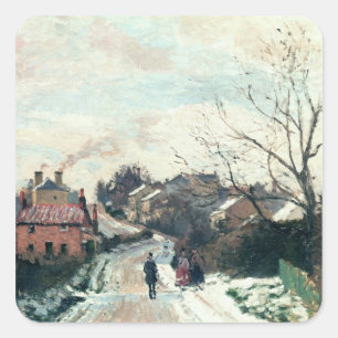 Camille Pissarro   Fox hill, Upper Norwood, 1870 Square Sticker