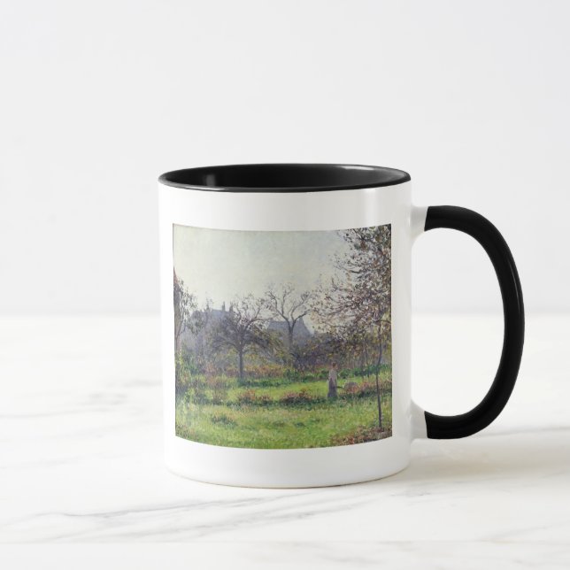Camille Pissarro | Morning Sun, Autumn, Eragny, 18 Mug (Right)