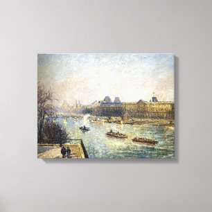 Camille Pissarro Morning Winter Sunshine Frost  Canvas Print
