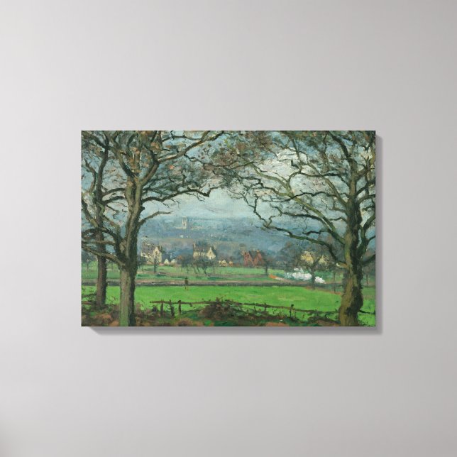 Camille Pissarro - Near Sydenham Hill Canvas Print (Front)