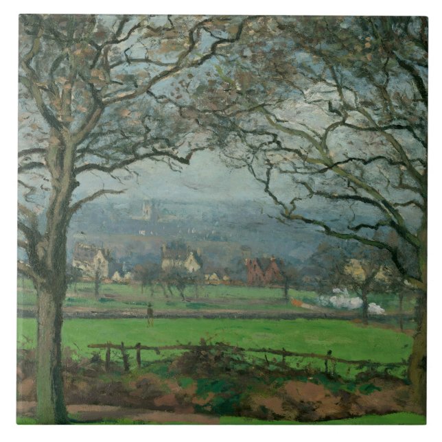 Camille Pissarro - Near Sydenham Hill Tile (Front)