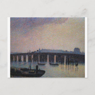 Camille Pissarro - Old Chelsea Bridge 1871 London Postcard