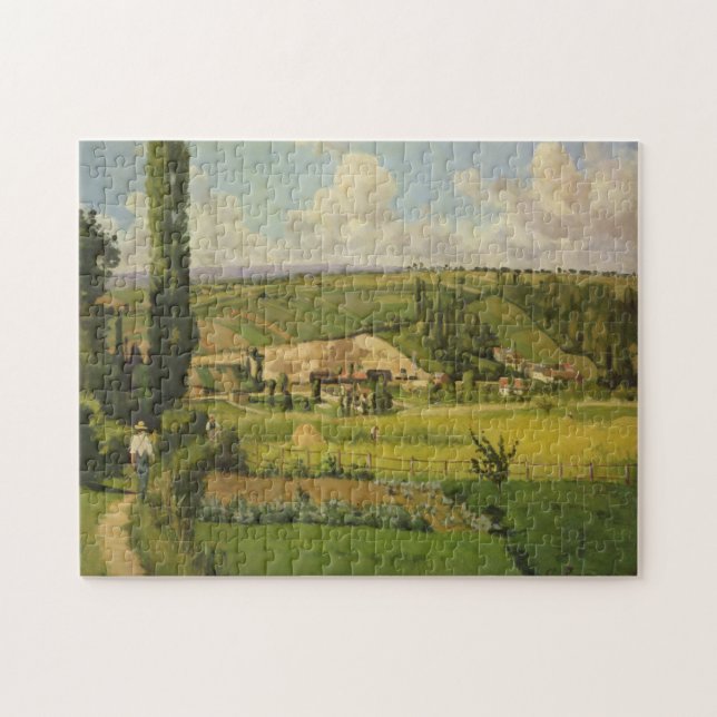 Camille Pissarro | Paysage aux Patis, Pointoise Jigsaw Puzzle (Horizontal)