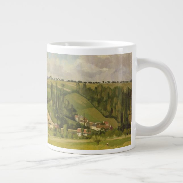 Camille Pissarro | Paysage aux Patis, Pointoise Large Coffee Mug (Right)