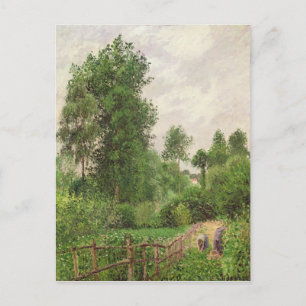 Camille Pissarro Paysage, temps gris a Eragny Postcard