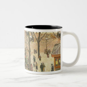 Camille Pissarro   Place du Theatre Francais, 1898 Two-Tone Coffee Mug
