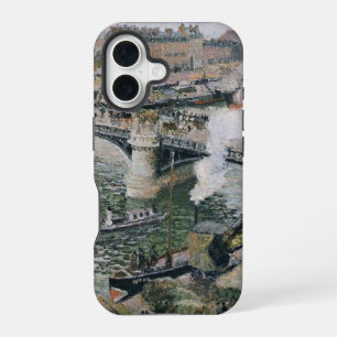 Camille Pissarro Pont Boieldieu in Rouen Painting iPhone 16 Case