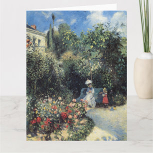 Camille Pissarro Pontoise Garden Card