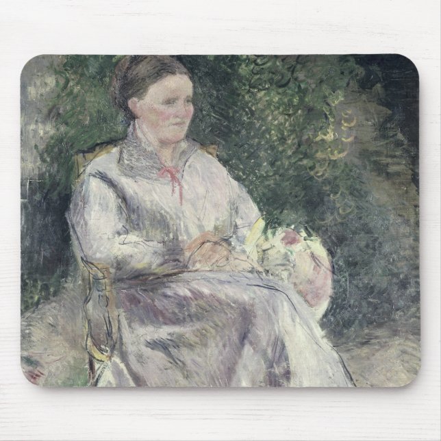 Camille Pissarro | Portrait of Julie Velay, Wife o Mouse Mat (Front)