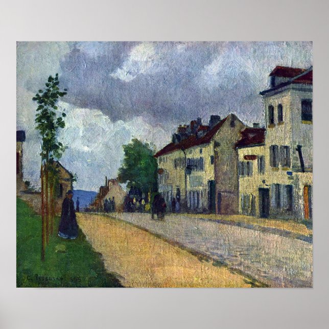 Camille Pissarro - Rue de Gisors Poster (Front)