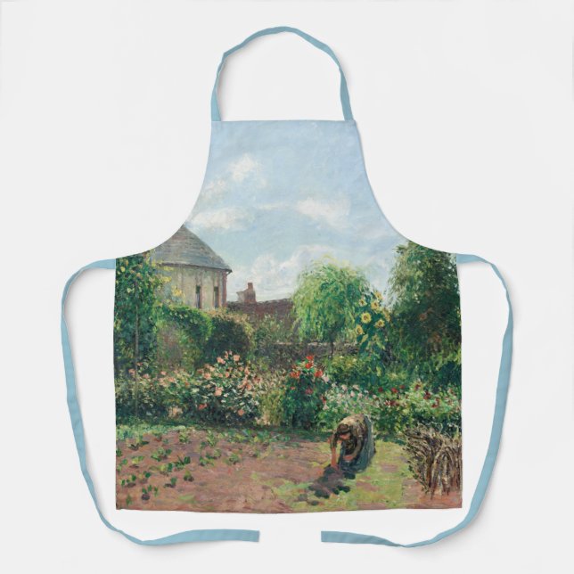 Camille Pissarro The Artist's Garden at Eragny Apron (Front)