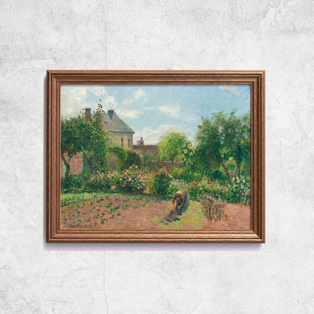Camille Pissarro The Artist's Garden At Eragny Ar Poster (Camille Pissarro The Artist's Garden At Eragny Art Poster
)