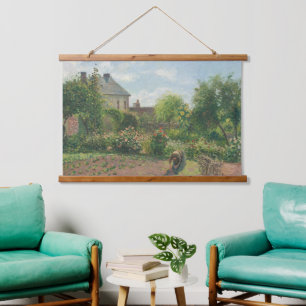 Camille Pissarro The Artist's Garden At Eragny Art Hanging Tapestry