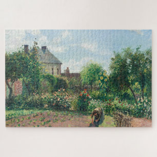 Camille Pissarro The Artist's Garden at Eragny  Jigsaw Puzzle