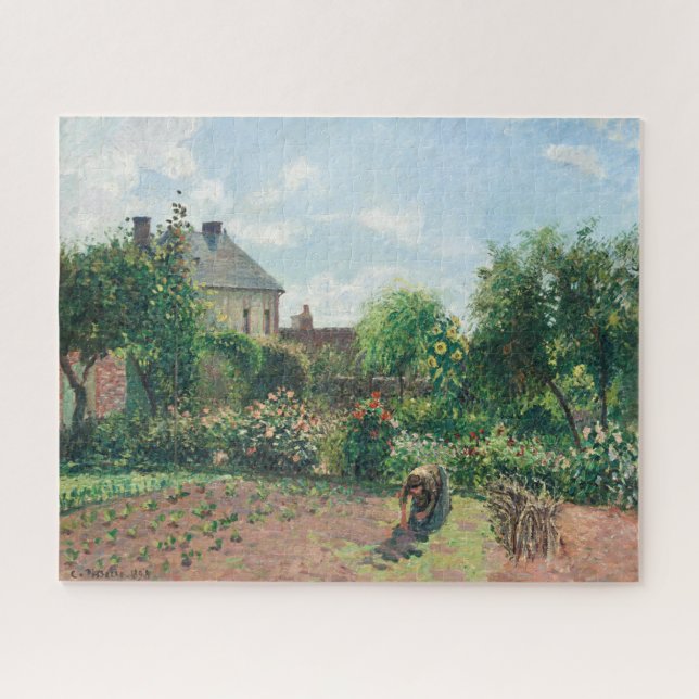 Camille Pissarro The Artist's Garden at Eragny Jigsaw Puzzle (Horizontal)