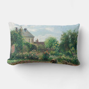 Camille Pissarro The Artist's Garden at Eragny Lumbar Cushion