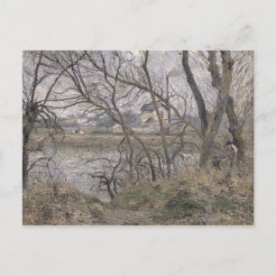 Camille Pissarro The Banks of the Oise Postcard