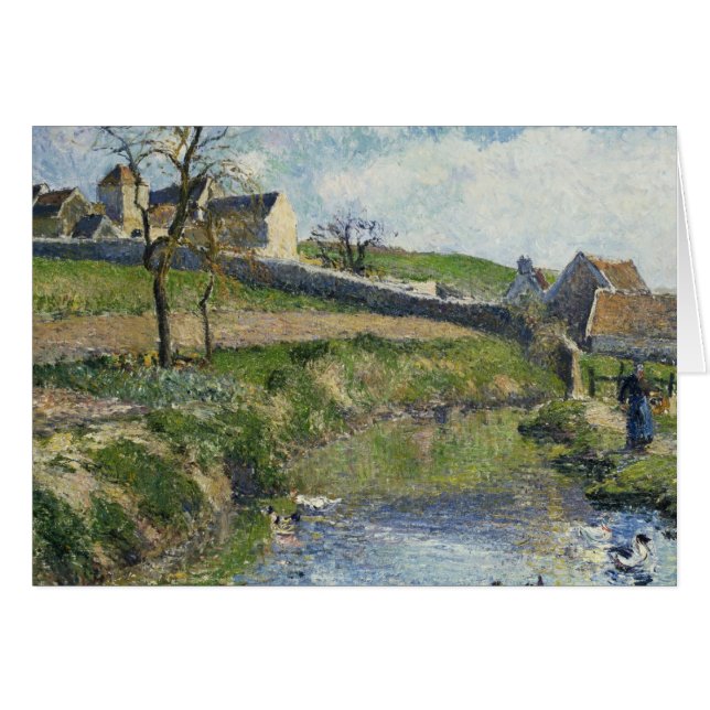 Camille Pissarro | The Farm at Osny, 1883 (Front Horizontal)