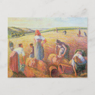 Camille Pissarro   The Gleaners, 1889 Postcard