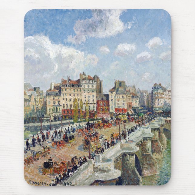 Camille Pissarro The Pont-Neuf Mouse Mat (Front)