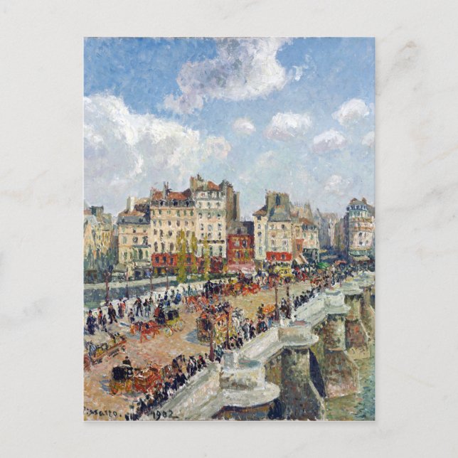 Camille Pissarro The Pont-Neuf Postcard (Front)