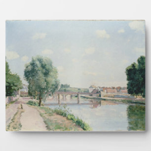 Camille Pissarro The Railway Bridge, Pontoise Plaque