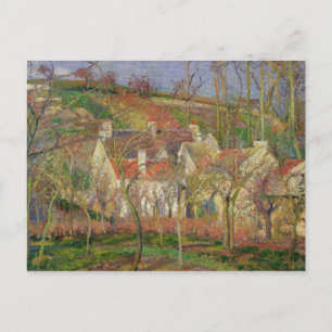 Camille Pissarro The Red Roofs, or Corner of a V Postcard