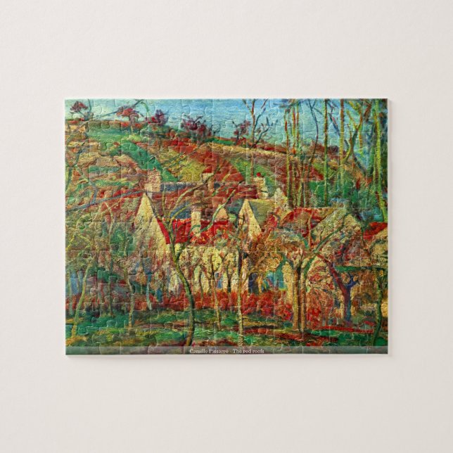 Camille Pissarro - The red roofs puzzle (Horizontal)