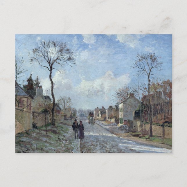 Camille Pissarro | The Road to Louveciennes, 1872 Postcard (Front)