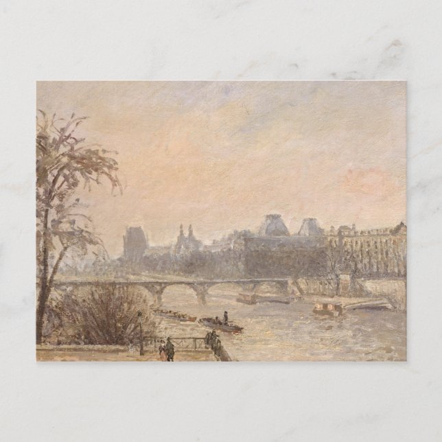 Camille Pissarro | The Seine and the Louvre, 1903 Postcard (Front)