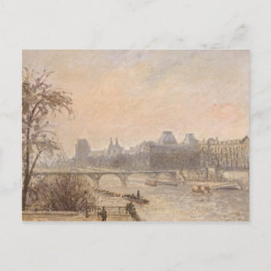 Camille Pissarro The Seine and the Louvre, 1903 Postcard