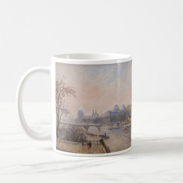 Camille Pissarro - The Seine and the Louvre Coffee Mug (Left)