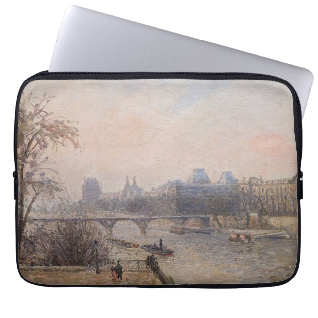 Camille Pissarro - The Seine and the Louvre Laptop Sleeve (Front)